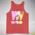 Twink Pride Grunge Exclamation Points Premium Tank Top - Red Triblend